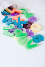 Load image into Gallery viewer, Rainbow Alphabet &amp; Number Resin Set
