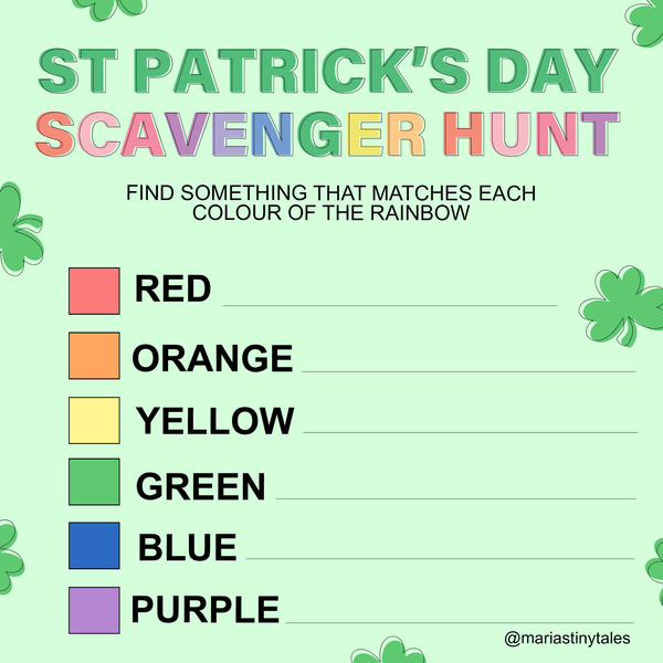 St. Patrick’s Day Scavenger Hunt