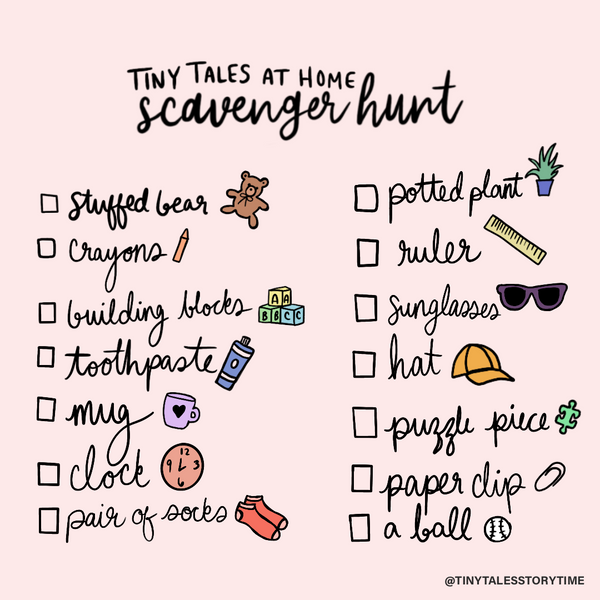 At Home Scavenger Hunt!