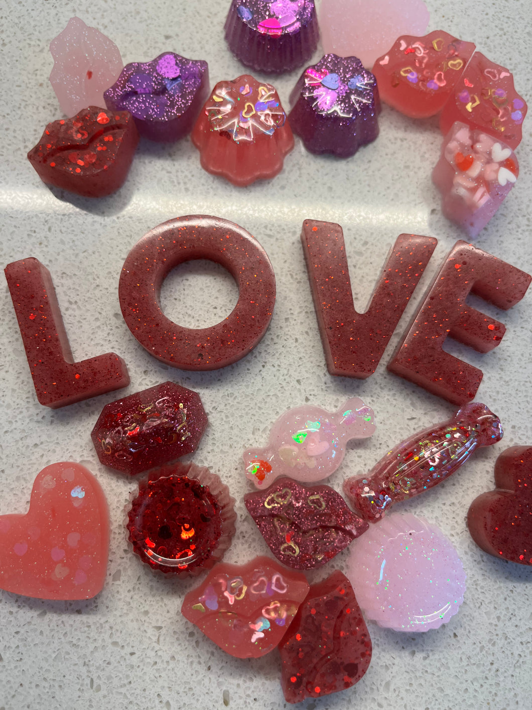 Love is Sweet Resin Loose Parts