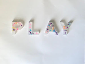 Alphabet Resin Set