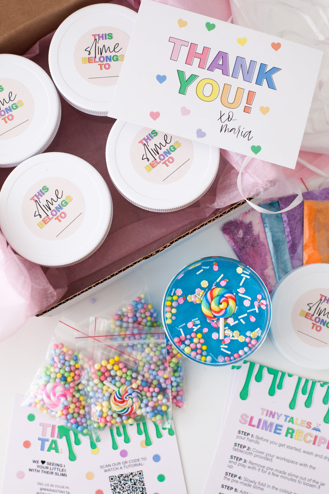 Candy Land Slime Party Kit (8 pack)