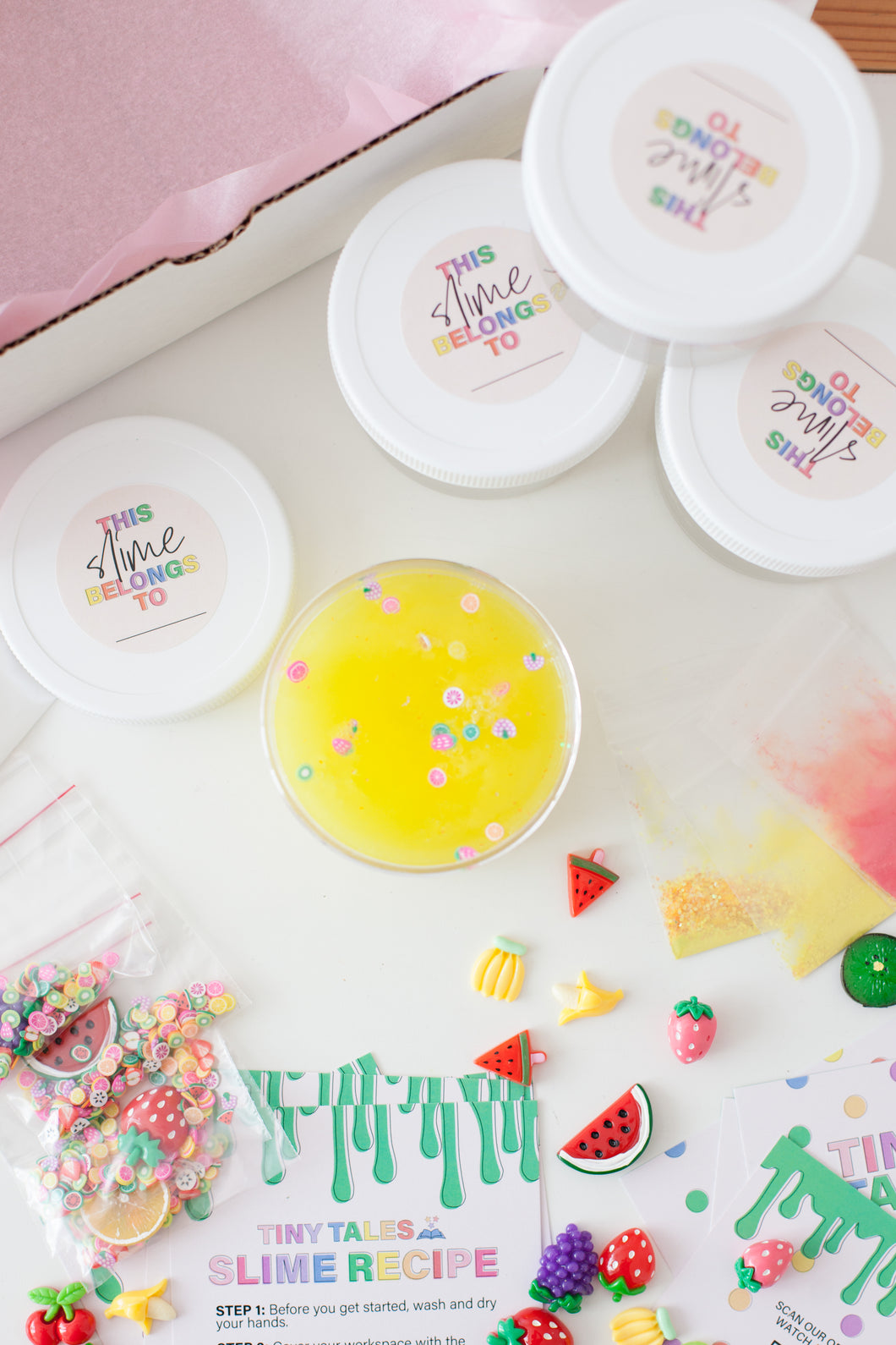 Tutti Frutti Slime Party Kit (8 pack)
