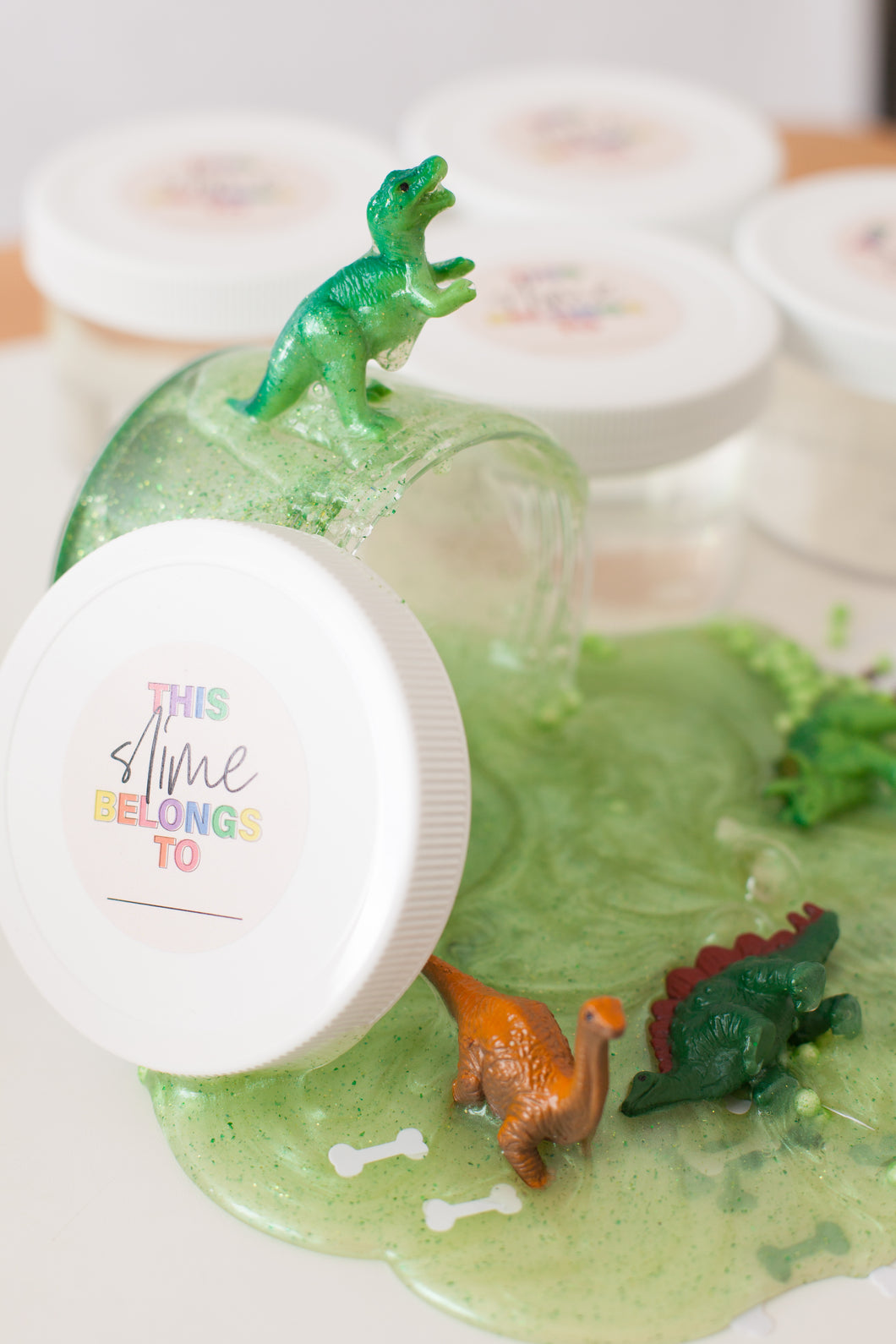 Dinosaur Slime Party Kit (4 pack)
