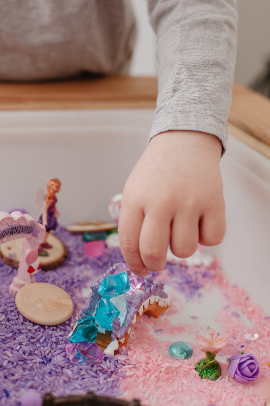 Candy Land Fairy Garden Sensory Rice Kit