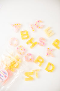 Pink Lemonade Resin Letters