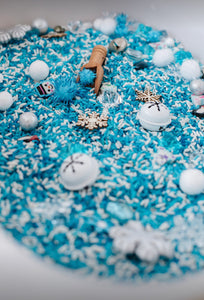 Winter Wonderland Sensory Rice Mix