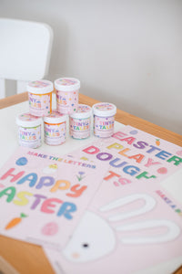 Laminated Easter Play Dough Mats