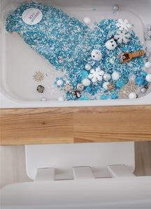 Winter Wonderland Sensory Rice Mix