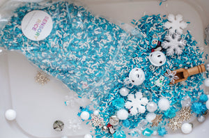 Winter Wonderland Sensory Rice Mix