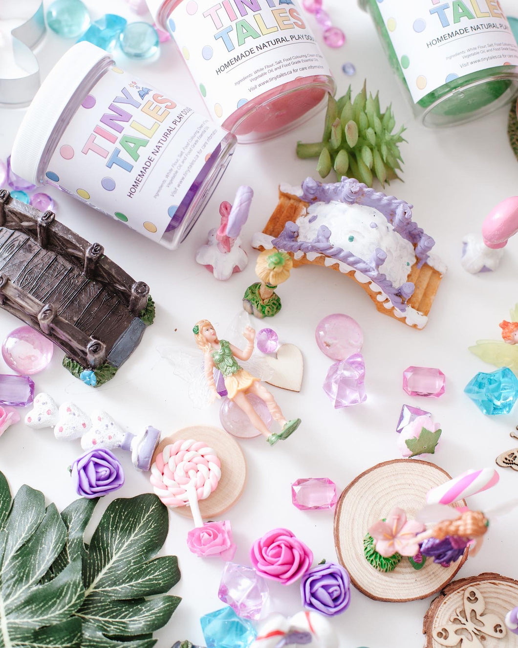 Candy Land Fairy Garden Play Dough Kit