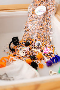 Halloween Sensory Rice Mix