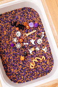 Halloween Sensory Rice Mix
