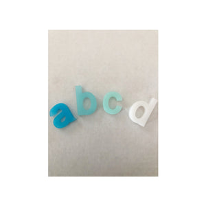 Lower Case Resin Letters